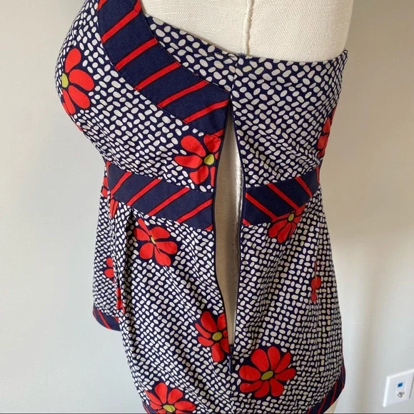 Anthropologie Odille Retro Floral Halter Top - Picture 8 of 12